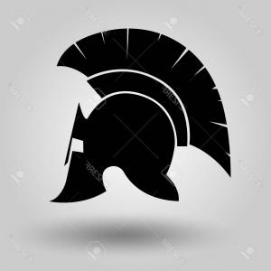300x300 Photostock Vector Icon Of Roman Legionnaire Helmet Soldier