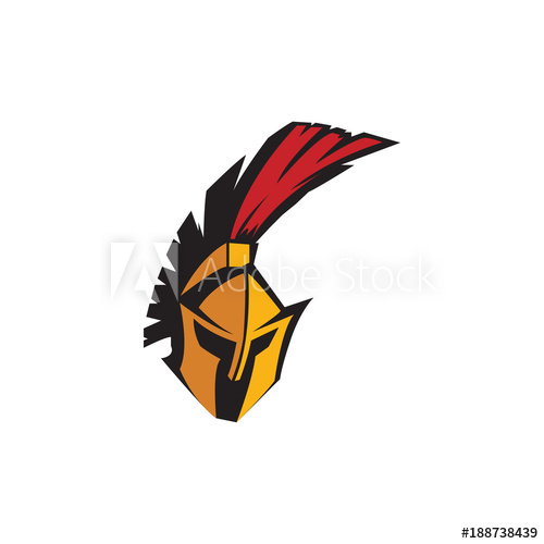 500x500 Gladiator Roman Medieval Army Silhouette Logo Icon Image