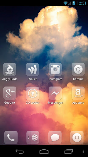 288x512 Glasklart Go Apex Theme Apk Download For Android