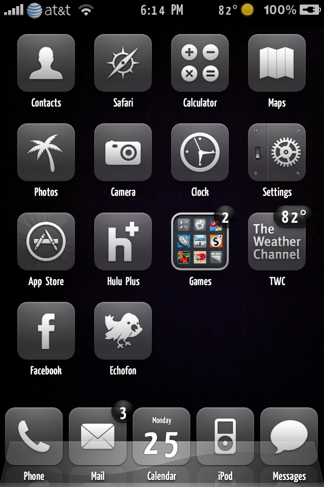 640x960 Glasklart Hd Theme For Iphone Simple And Elegant