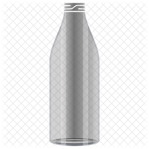 512x512 Glass Bottle Icon Of Flat Style