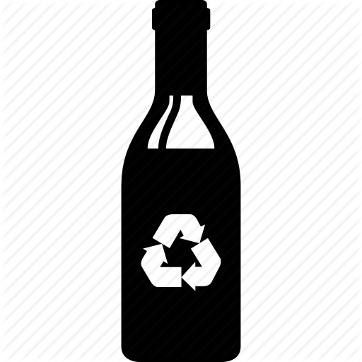 512x512 Alcohol, Bottle, Glass, Recycle, Recycling, Wine Icon