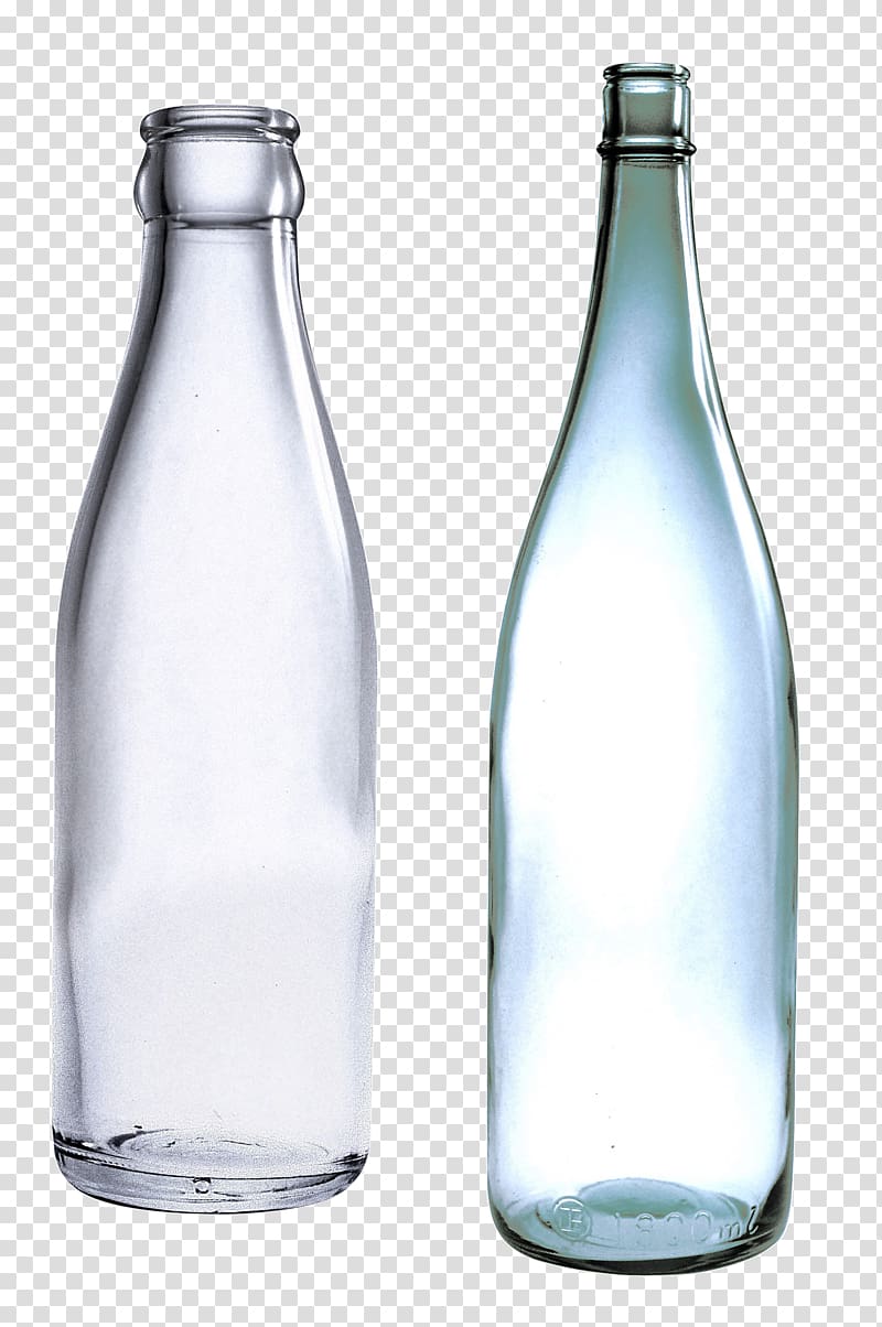 800x1204 Two Clear Glass Bottles, Bottle Icon Computer File, Empty Glass