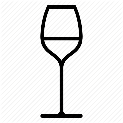 512x512 Glass, White, Wine Icon