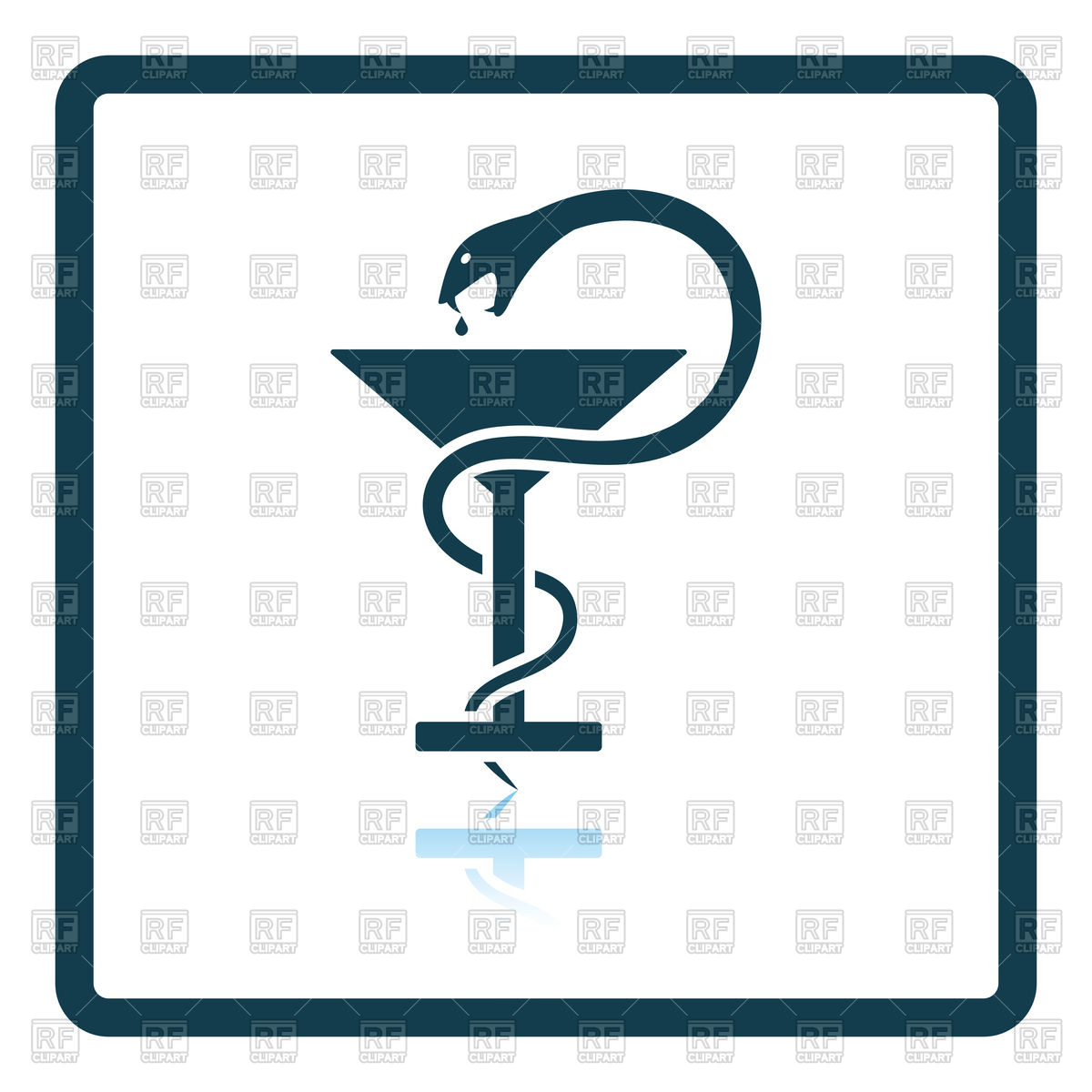 1200x1200 Medicine Sign With Snake And Glass Icon Vector Image Of Signs