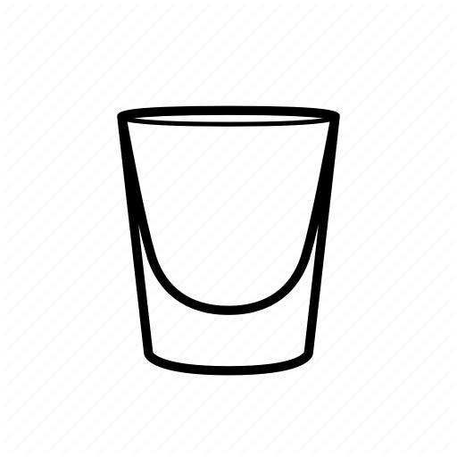 512x512 Drinkware, Glass, Glassware, Shot Glass, Shot Glass Standard Icon