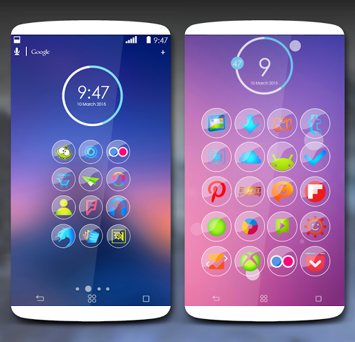 512x494 Blue Glass Icon Pack Latest Version Apk