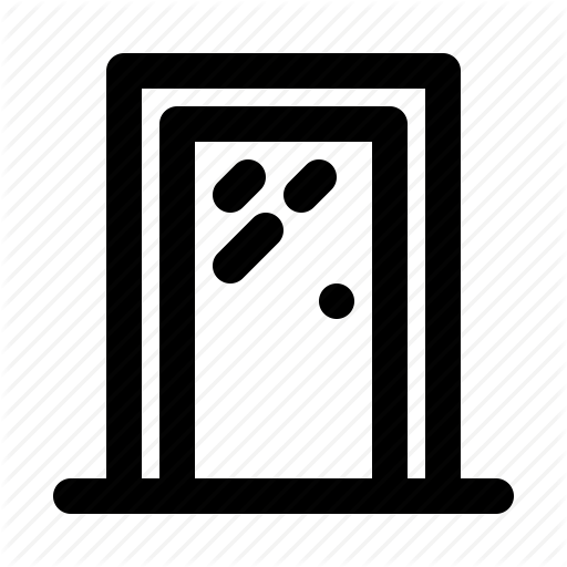 512x512 Door, Glassdoor, House, Interior, Room Icon