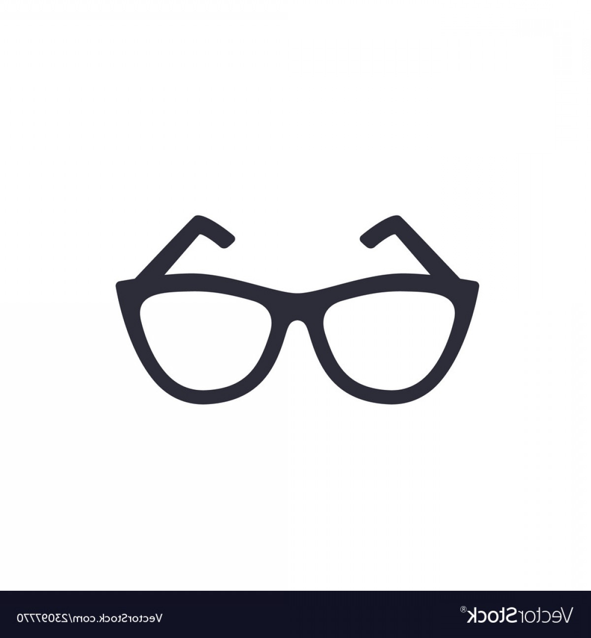 1200x1296 Glasses Icon On White Vector Soidergi