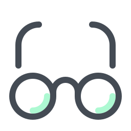 256x256 Glasses Icons