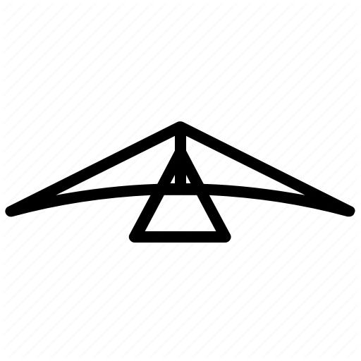 512x512 Glider, Hang Glider, Sport, Transportation Icon