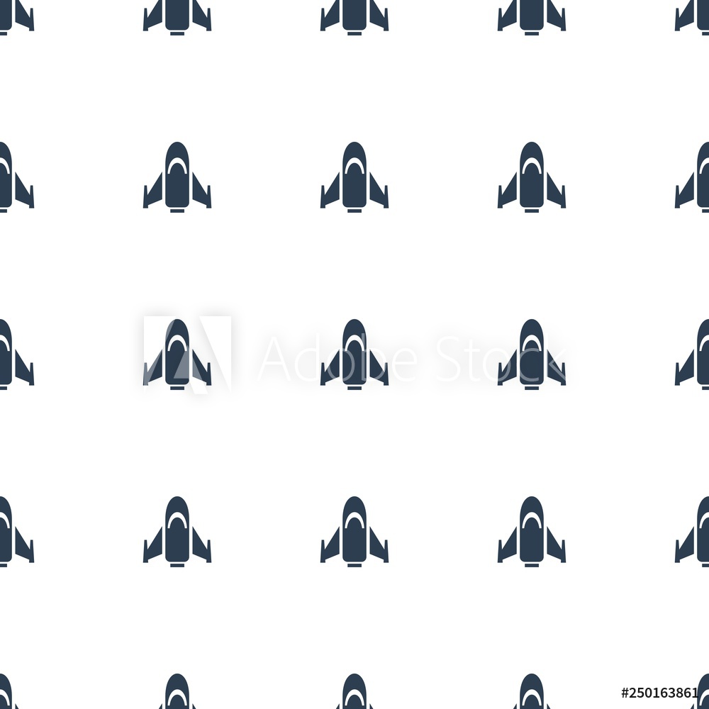 1000x1000 Photo Art Print Hang Glider Icon Pattern Seamless White