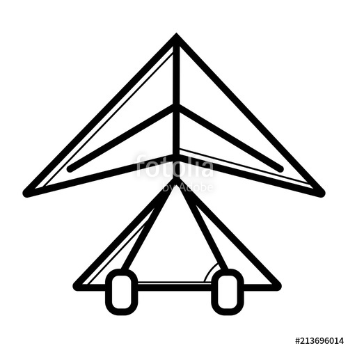 500x500 Hang Glider Icon Stock Image And Royalty Free Vector
