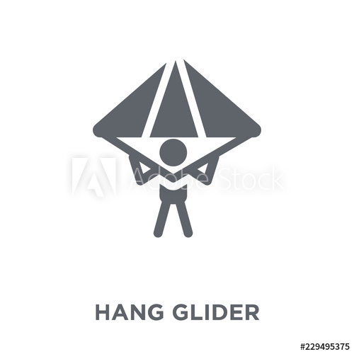 500x500 Hang Glider Icon From Collection