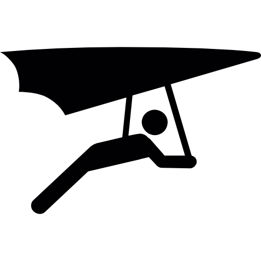 512x512 Flying Hang Glider Icons Free Download