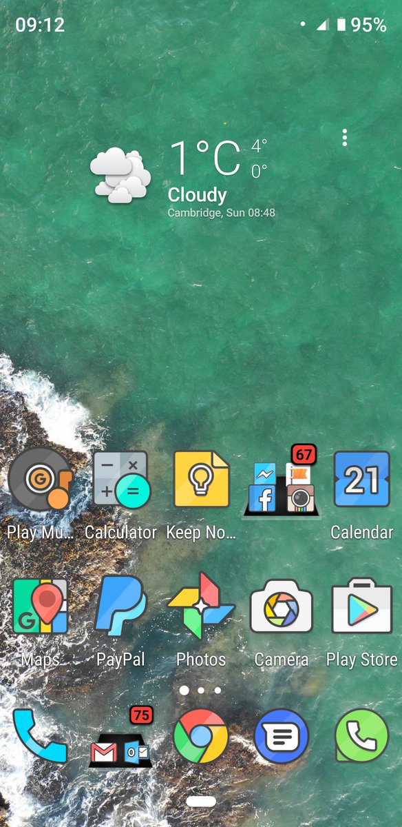 584x1200 Redskull On Twitter Morning Everyone! Share Your Home Screen