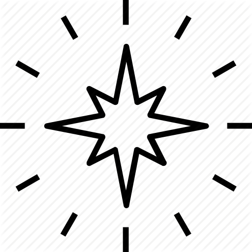 512x512 Gleam, Glitter, Illumination, Light, Stars Icon