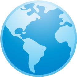 250x250 Global, World Icon