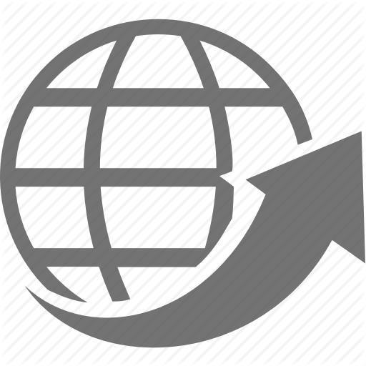 512x512 Arrow, Circle, Global, World Icon