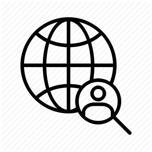 512x512 Global User, Internet, Search Profile, Social Media Icon