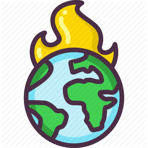 512x512 Earth, Eco, Ecology, Fire, Global Warming, Save Earth Icon