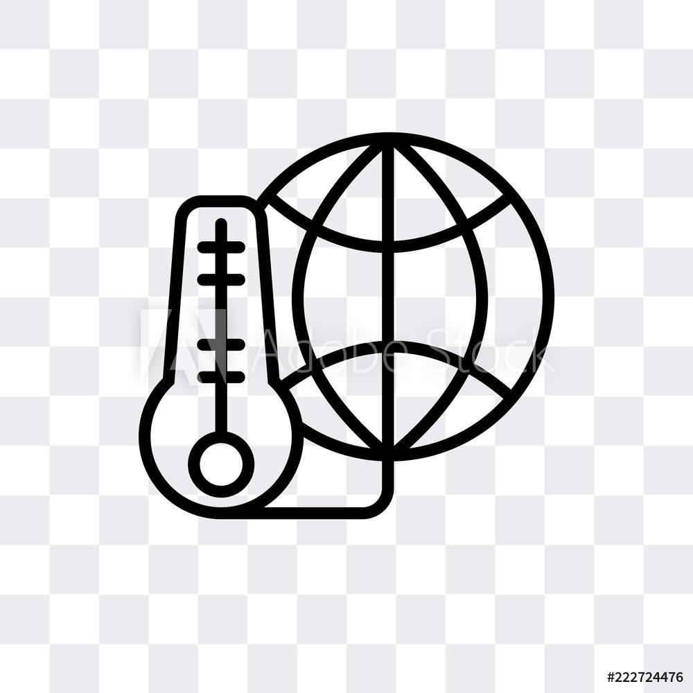 1000x1000 Photo Art Print Global Warming Icon Isolated On Transparent