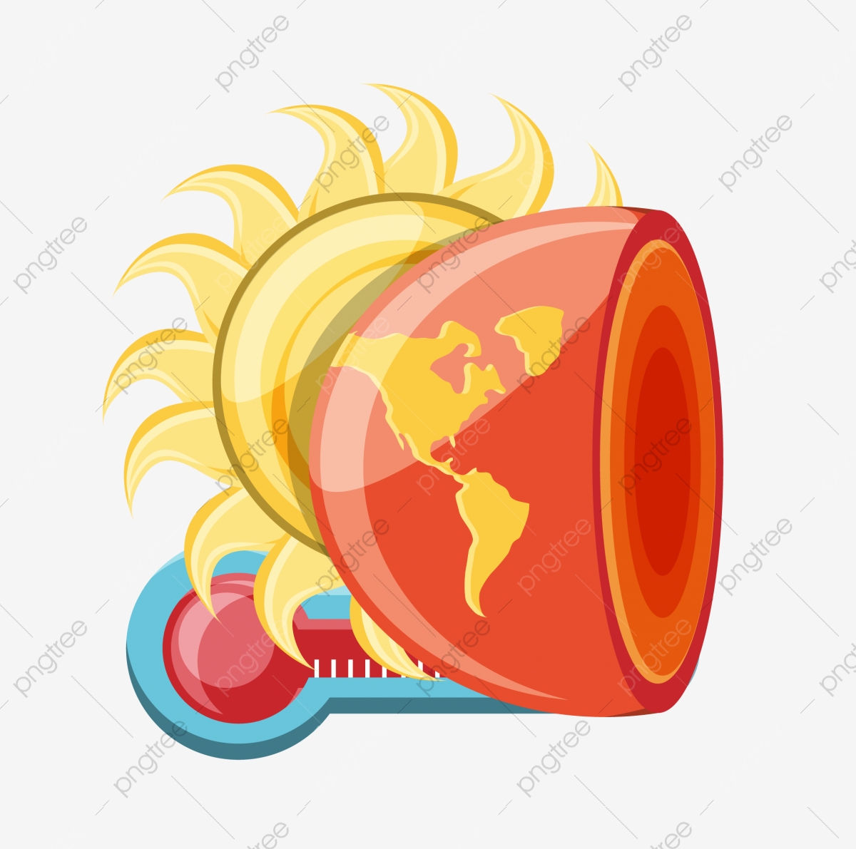 1200x1191 Cartoon Cartoon Globe Global Warming Warming Icon, Sun, Dramatic