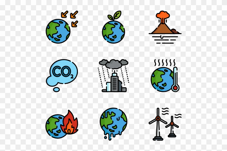 880x585 Clipart World Climate Change