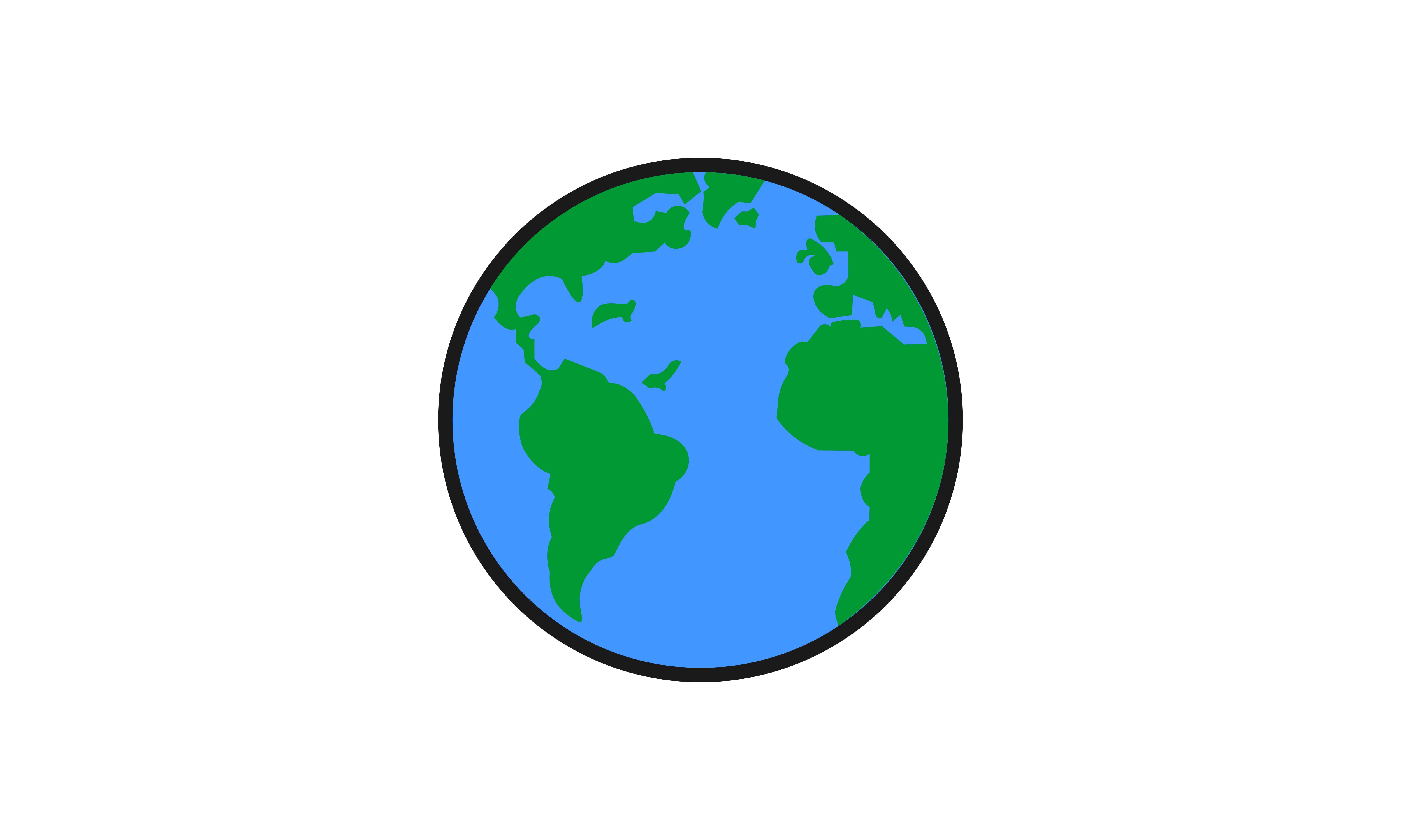 5000x3000 Planet, Globe Icon On Space Logo Graphic
