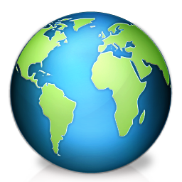 256x256 Globe Icon