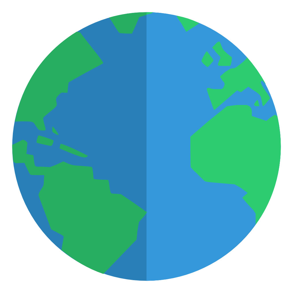 1024x1024 Flat Globe Icon