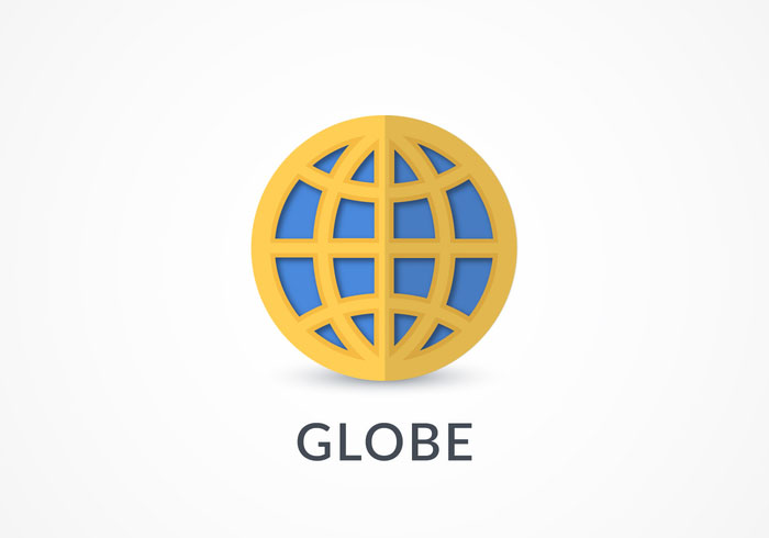 700x490 Free Flat Globe Logo Icon Vector