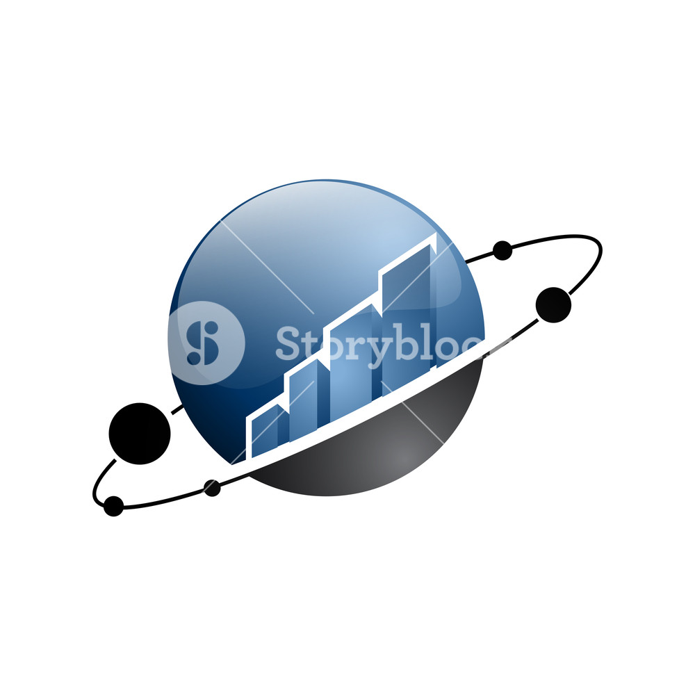 1000x1000 Abstract House Globe Logo Design Template Line Real Estate Planet