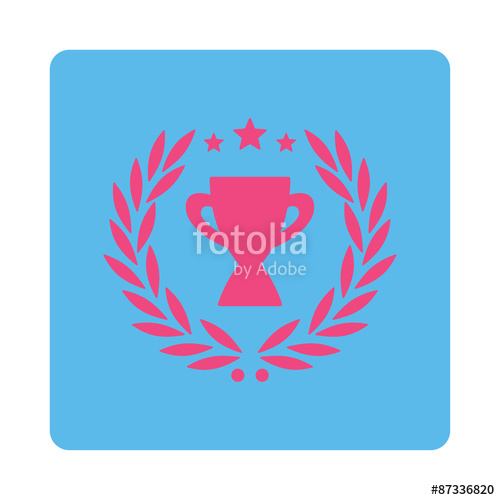 500x500 Glory Icon From Award Buttons Overcolor Set Stock Image