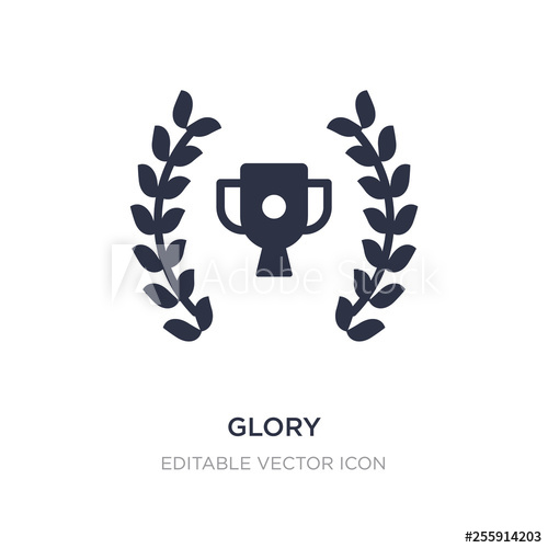 500x500 Glory Icon On White Background Simple Element Illustration