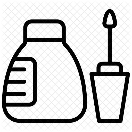 512x512 Lip Gloss Icon Of Line Style