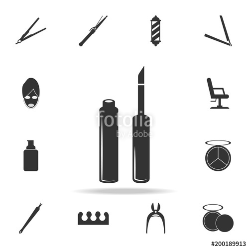 500x500 Lip Gloss Icon Detailed Set Of Beauty Salon Icons Premium
