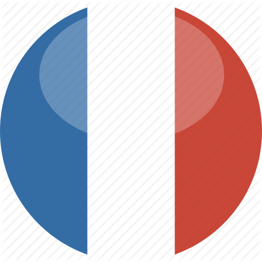 512x512 Circle, Flag, France, Gloss Icon