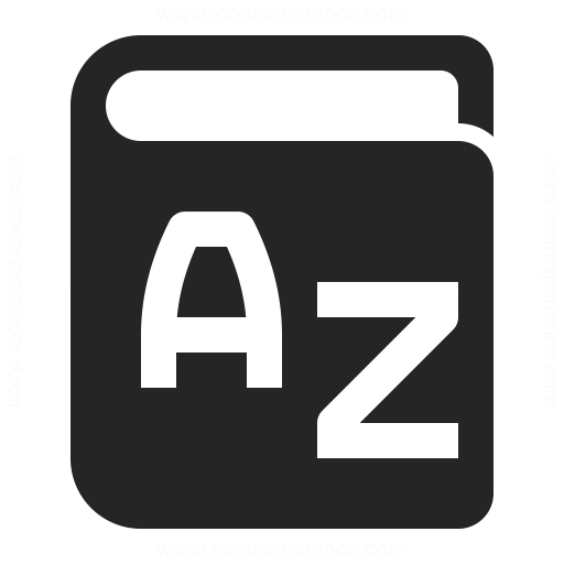 512x512 Dictionary Icon Iconexperience