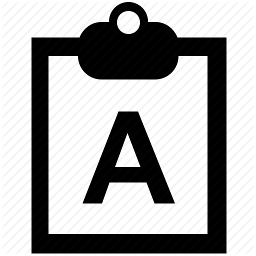 512x512 A, Blocknote, Glossary, Letter, Notice, Plan, Planning Icon