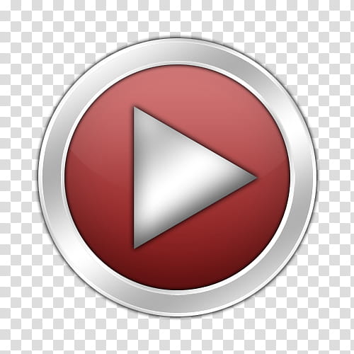 500x500 Play Glossy Button, Play Icon Illustration Transparent Background