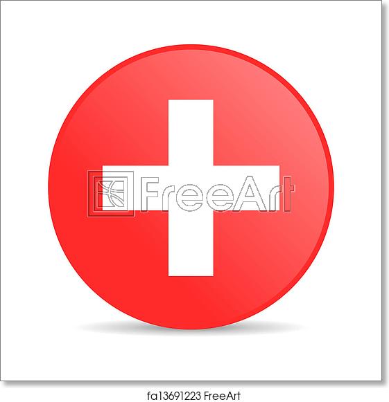 561x581 Free Art Print Of Emergency Red Circle Web Glossy Icon Freeart