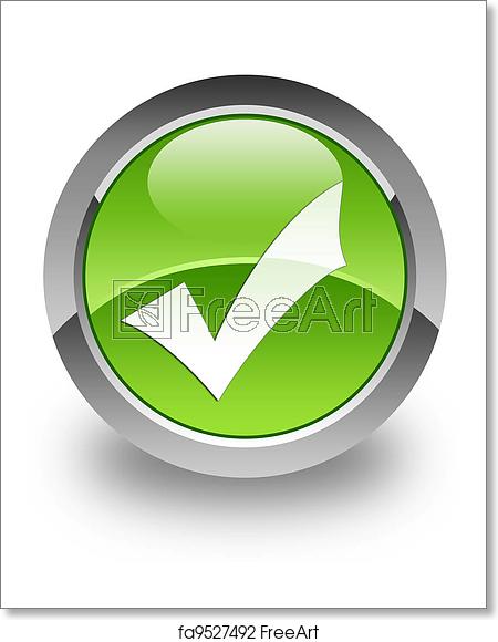 450x580 Free Art Print Of Validation Glossy Icon Validation Icon