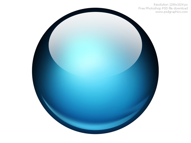 610x458 Glossy Ball Photoshop Icon Psdgraphics