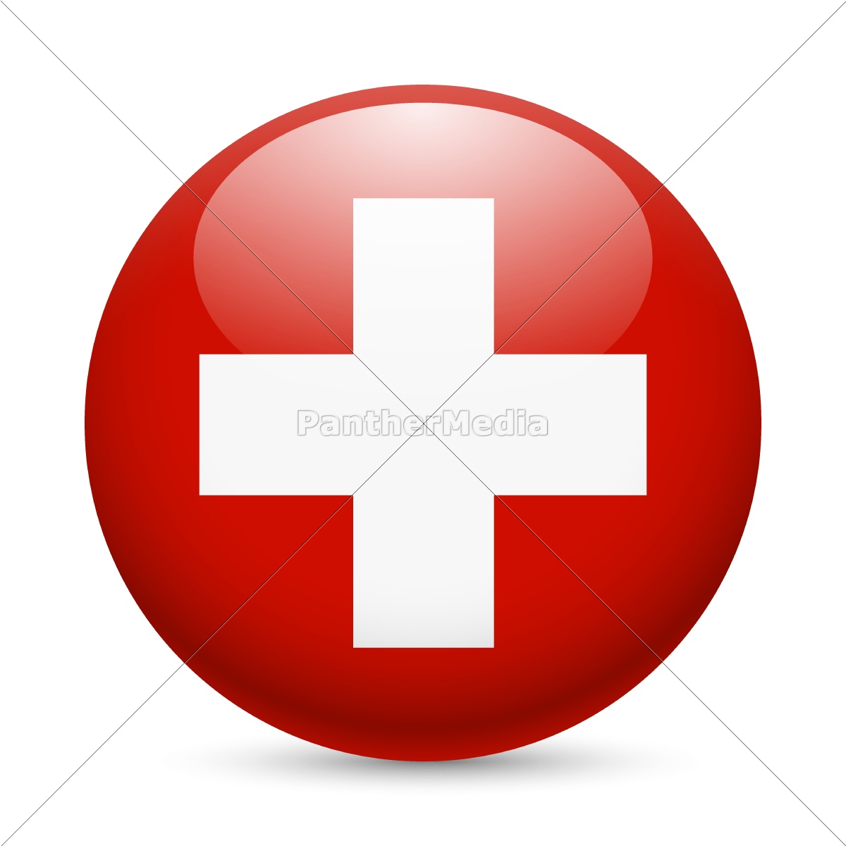 1200x1200 Round Glossy Icon Of Switzerland