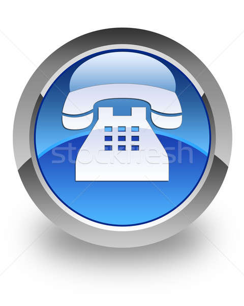 480x600 Telephone Glossy Icon Stock Photo Faysal Farhan