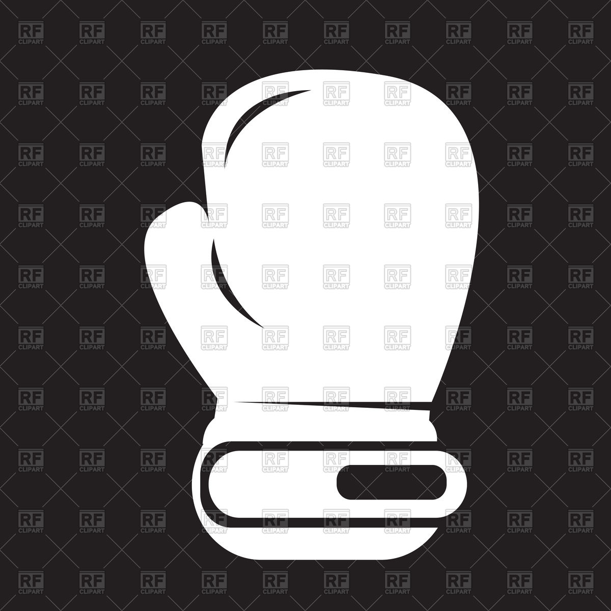 1200x1200 Boxing Glove Icon Vector Image Of Objects Tumdee