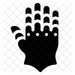 256x256 Gauntlet Glove Icon Of Glyph Style