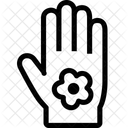 256x256 Glove Icon Of Line Style