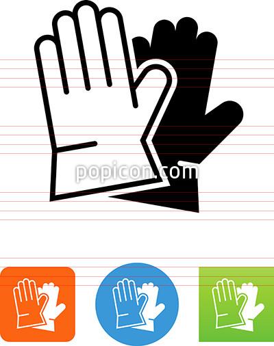 400x506 Work Gloves Icon